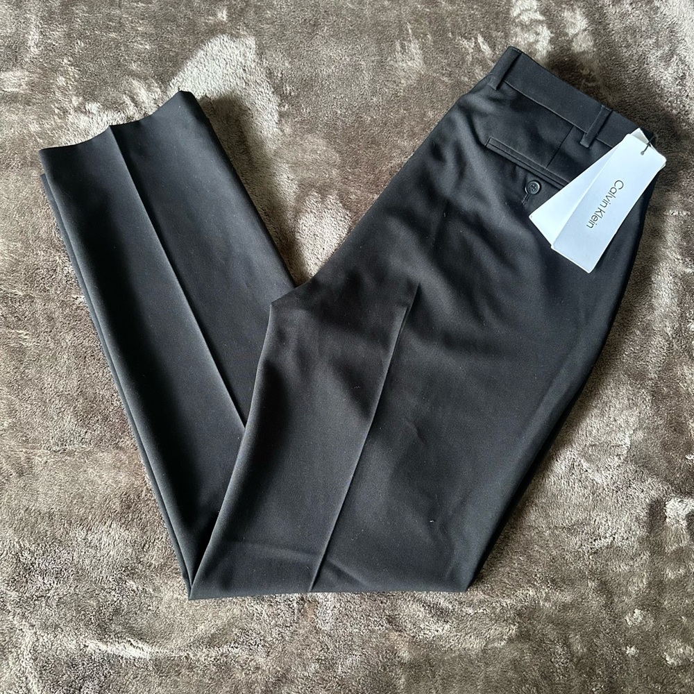 Calvin Klein Men’s Black Dress Pants – 38W x 32L